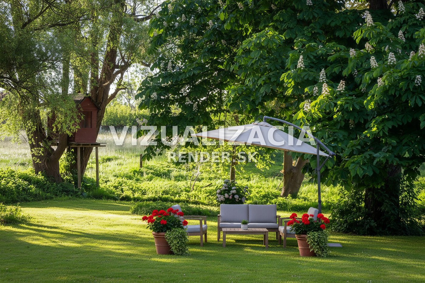Po vizualizácii — Záhrada