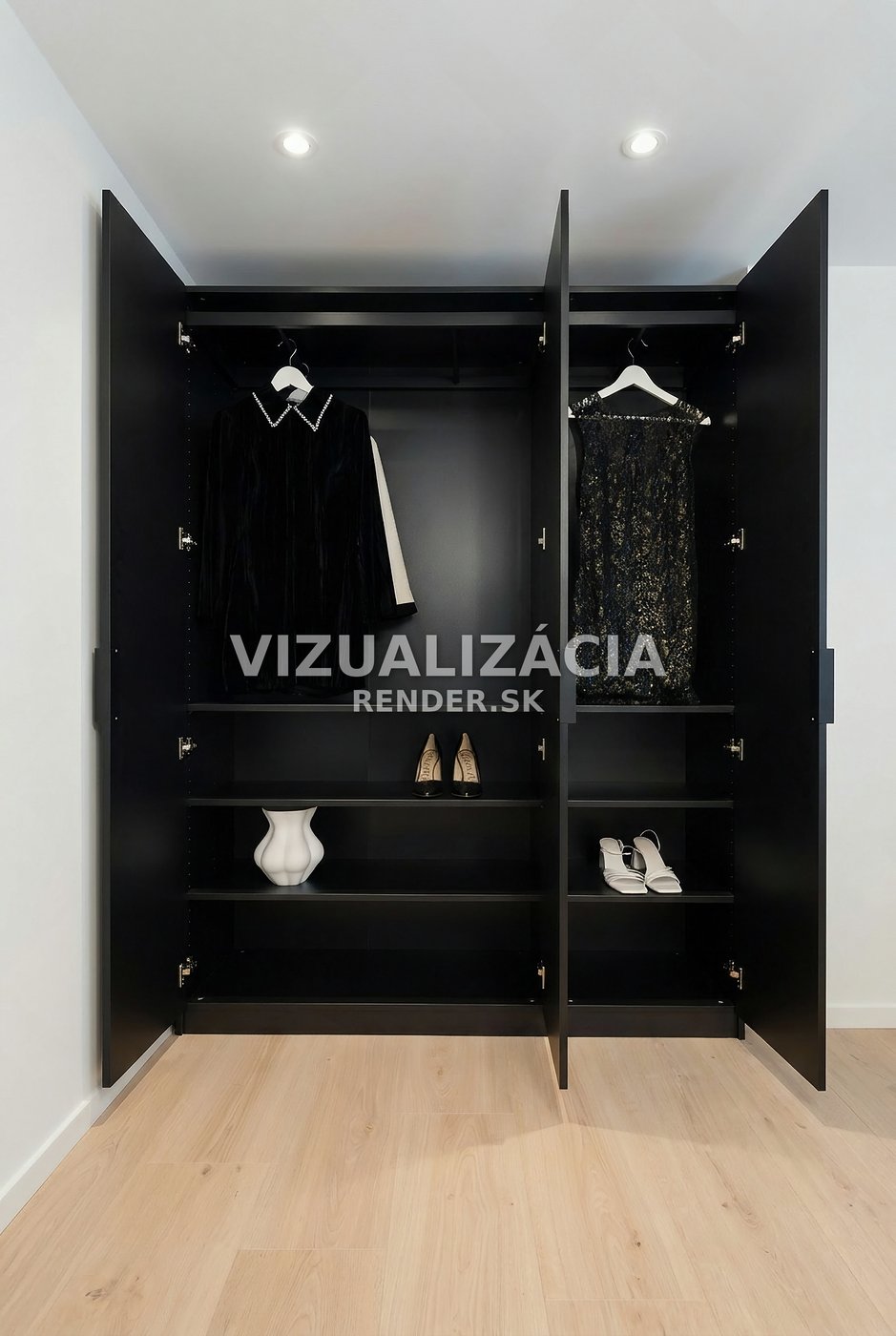Po vizualizácii — Šatník